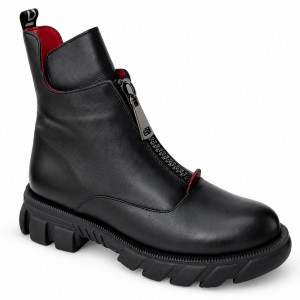 Дамски боти естествена кожа VISINI 9616