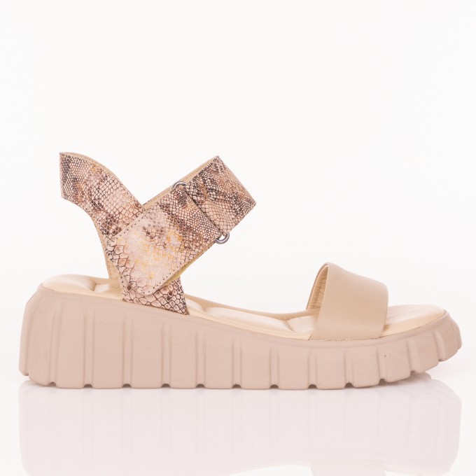 Дамски сандали естествена кожа VISINI 9913